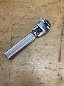 German hand vise, not branded.