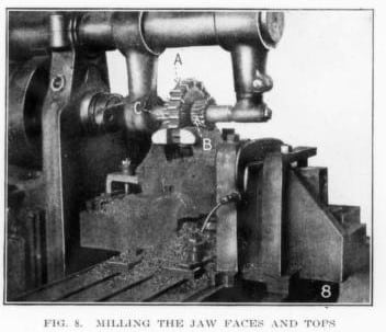 Reed machining bench vise jaws