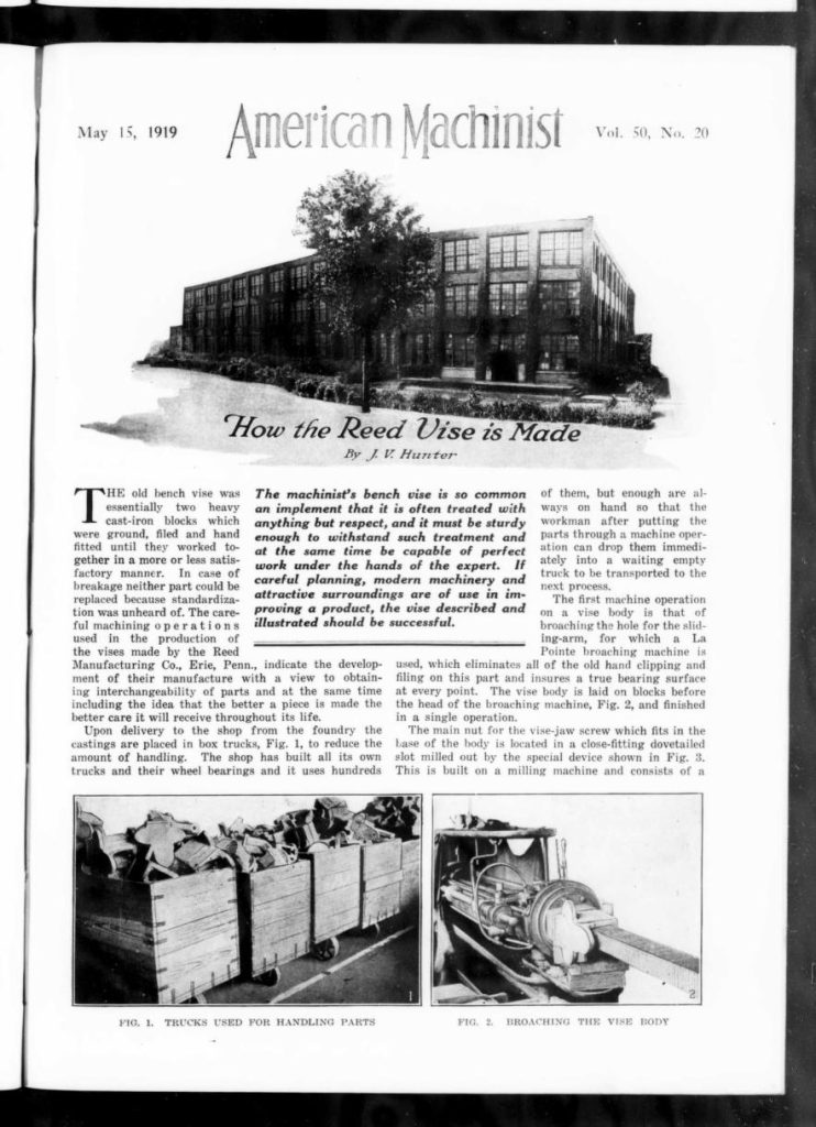 How bench vises are made.